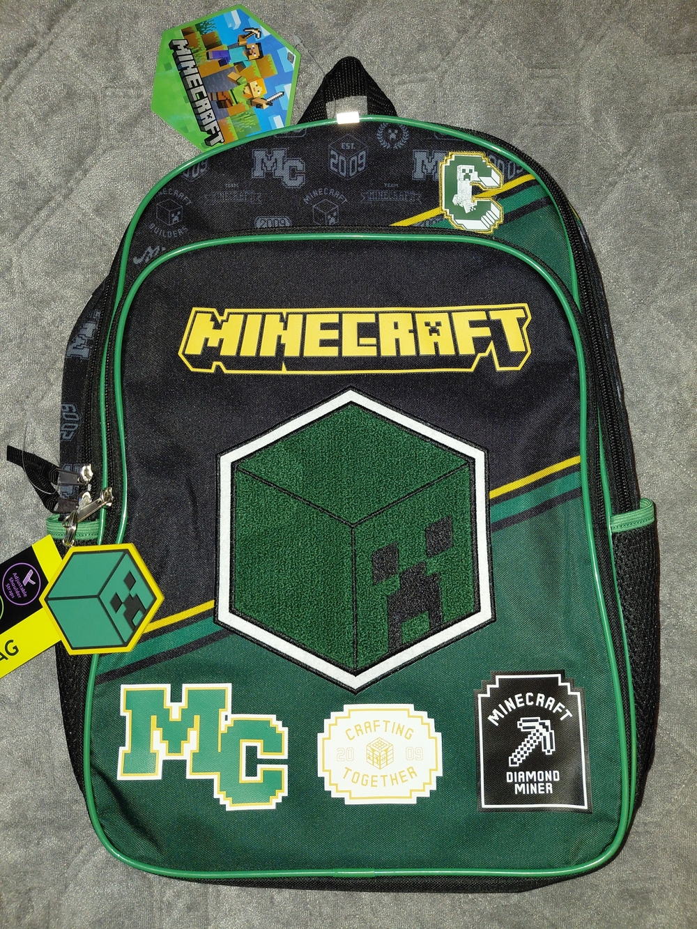 Creeper Minecraft Backpack - Picture 7 of 12